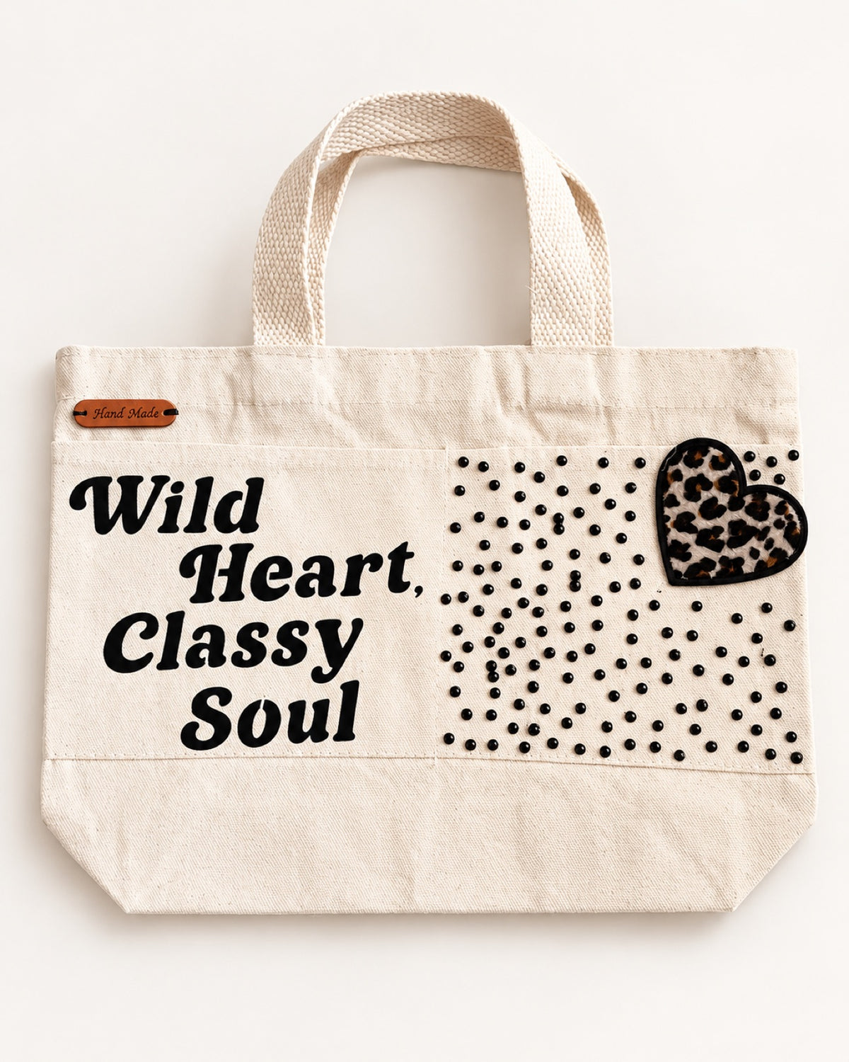 Wild Heart Classy Soul Tote — front view